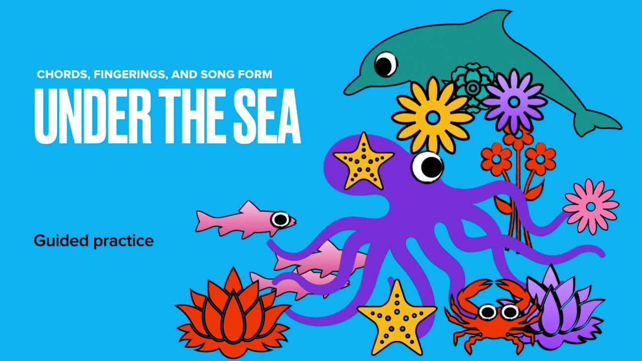 Ukulele chord practice 2 Under the Sea YouTube