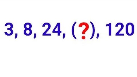 Math olympiad | find out the missing number | series 
