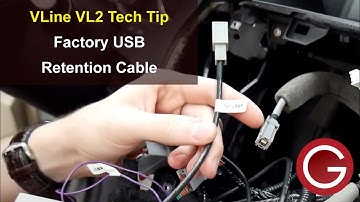 Tech Tip - How to Use Factory USB Retention Cable for VLine CarPlay® Android Auto® in Honda Acura