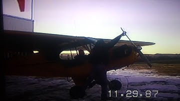 1941 J3 Piper Cub Startup