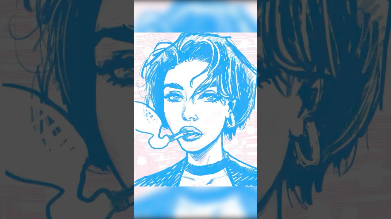 Warm up #sketch in #procreate