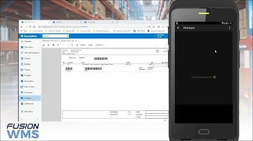 FusionWMS - Wave Picking