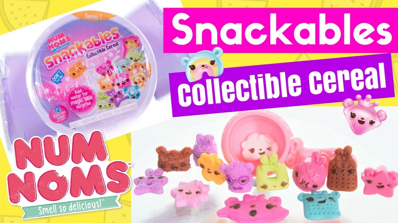 Num noms Snackables Cereal with Scented “Milk” Spoon series 1-2