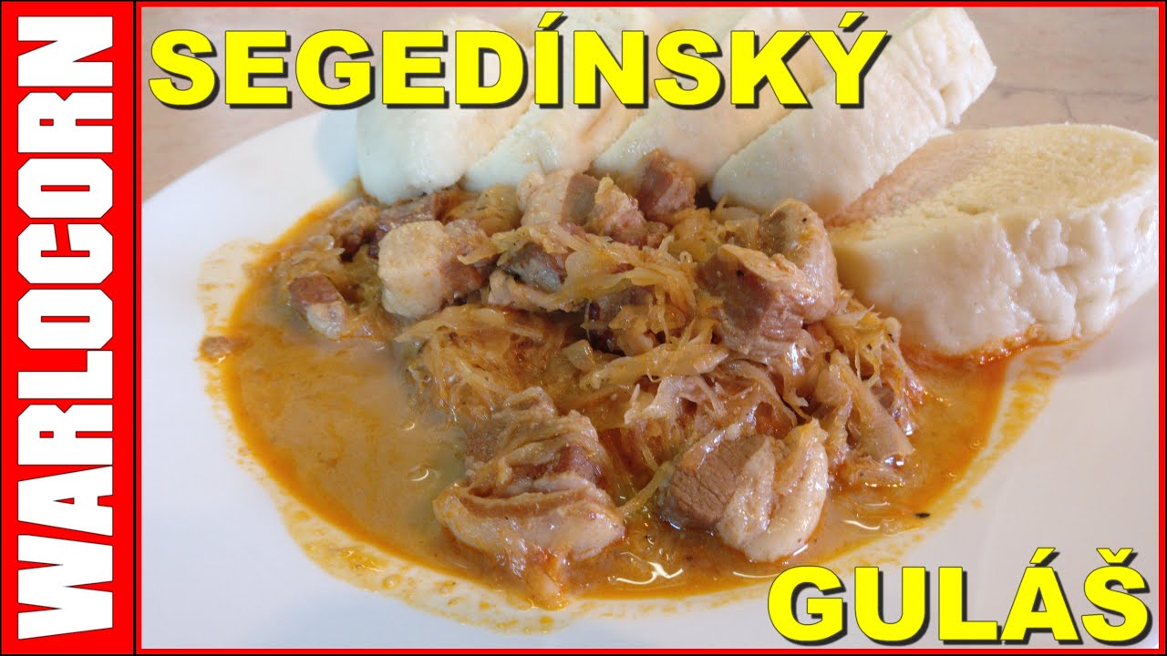 Segedínský guláš s kynutým knedlíkem