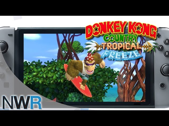 Donkey Kong Country: Tropical Freeze Nintendo Switch Lite Gameplay