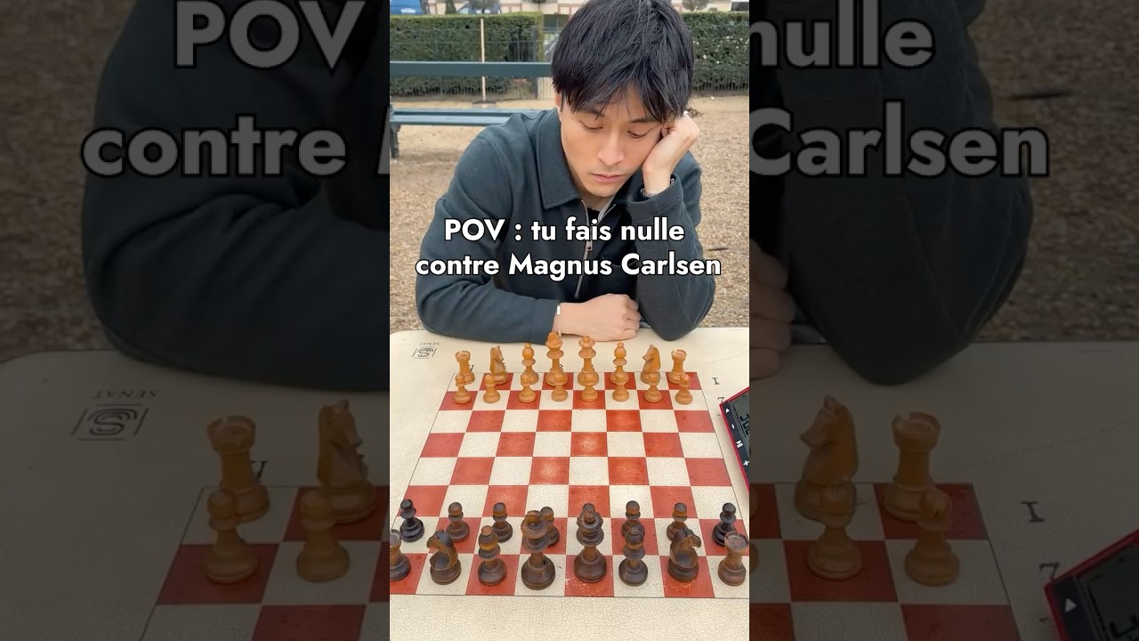POV : tu fais nulle contre Magnus Carlsen