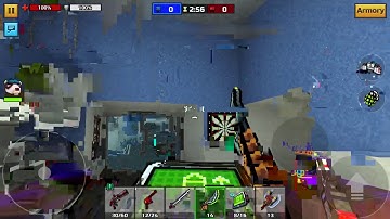 Me playing Pixel Gun 3D on controller