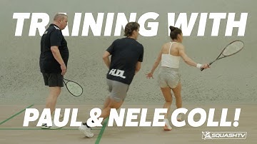 Achter de schermen van de voorbereiding op Elite Squash met Paul en Nele Coll! 🏋️