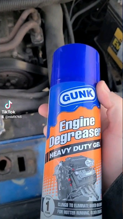 How to Degrease an Engine with GUNK Foamy Cleaner