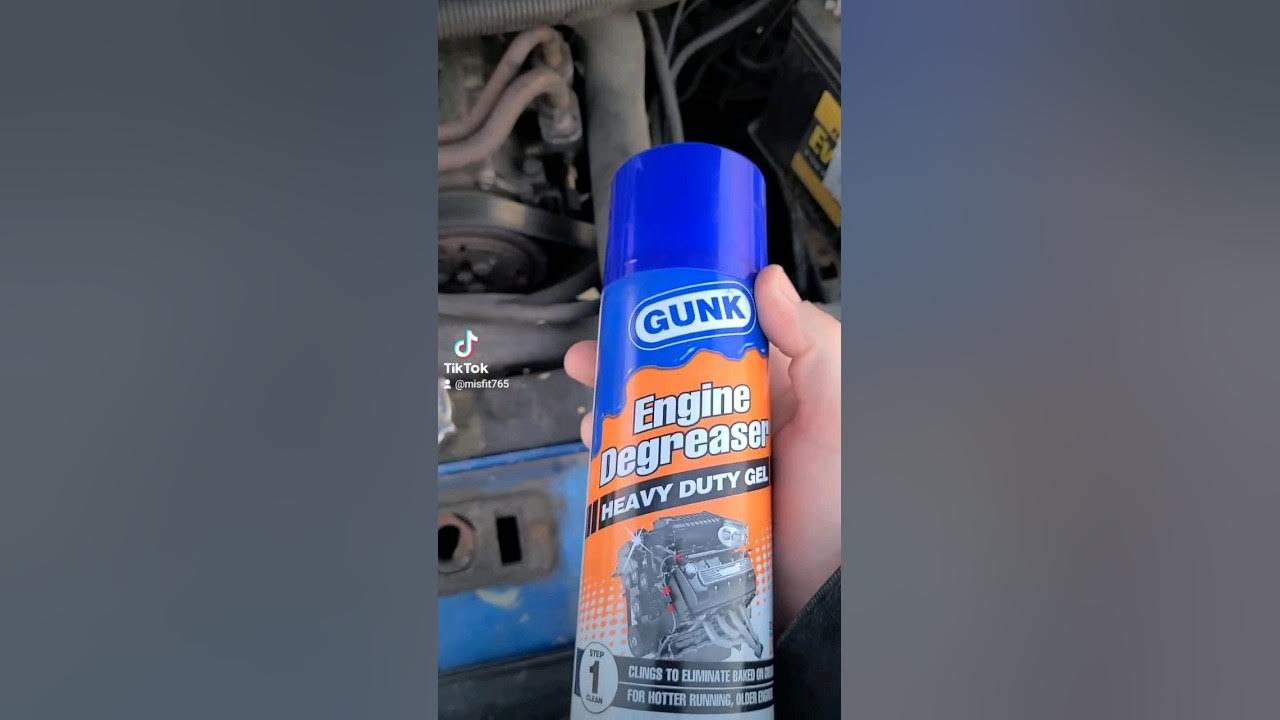 Does Gunk Engine degreaser work? Let's find out! #trending #review #trucks  #engines #dodge #dakota 