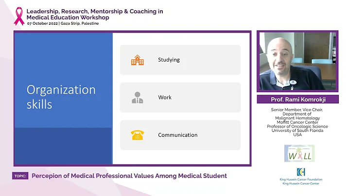 Dr.Rami Komrokji-Leadership Journey-How I did it! Leadership Workshop-October 7th 2022