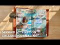 ASMR collage journaling | second attempt, almost gave up but managed to finish it 🥲