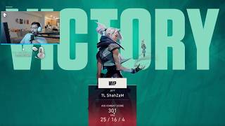 ShahZaM on Jett MVP — 301 ACS & 25/16/4 🔥