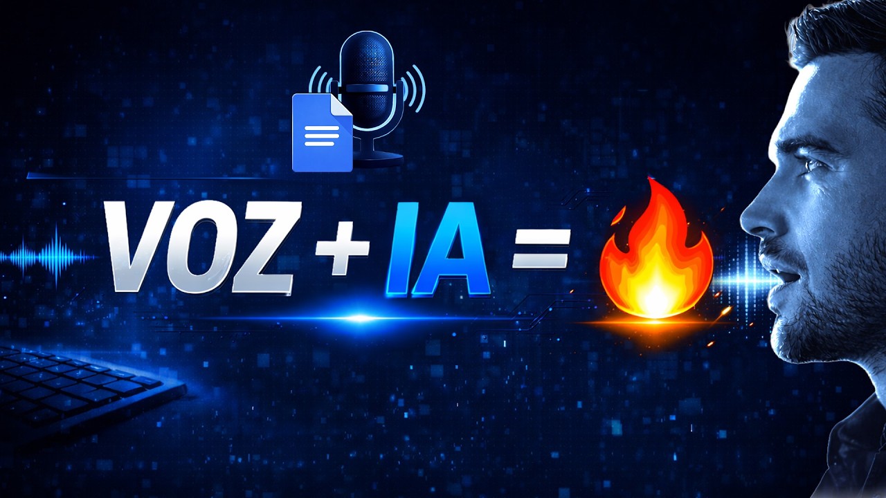 Como usar a Digitação por voz Google Docs + IA (Produtividade)