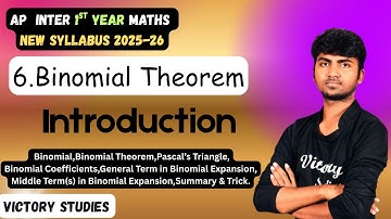 Binomial Theorem Class 11 Maths telugu | Chapter 7 Introduction telugu | Chapter 7 class 11 telugu |