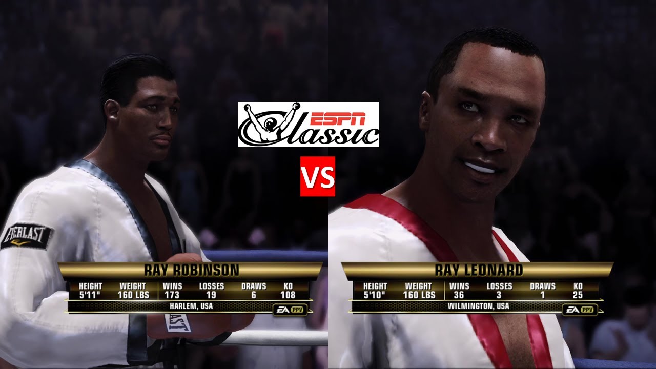 Classic Boxing Battle of the Sugar Ray's Robinson vs Leonard 4K