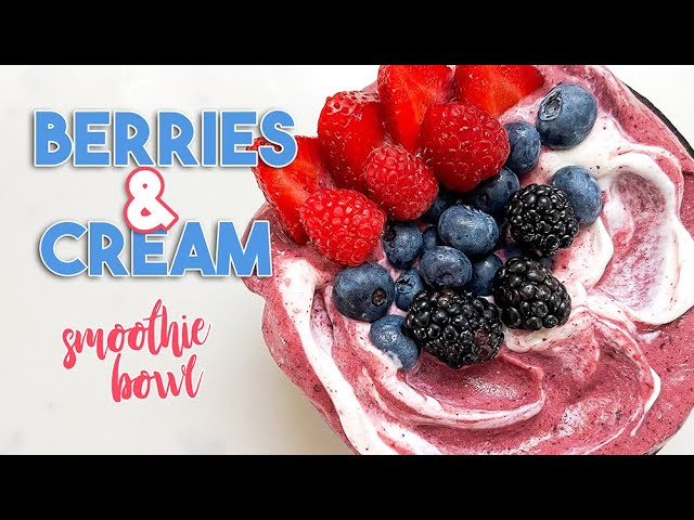 Berries n' Cream Protein Smoothie - Recipe - nutribullet