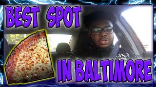 Eating At The BEST  Pizza Restaurant In Baltimore Maryland | Cheezy's Pizza & Subs Review