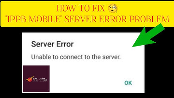 How To Fix IPPB Mobile Server Error. Unable to connect to the server Problem|| Tech Issues Solutions