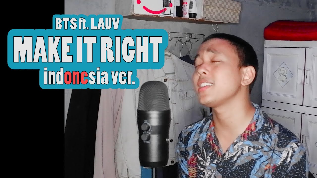 MAKE IT RIGHT - BTS | Indonesia Ver. ( slow - remix ) | Cover by Chandra Ghazi