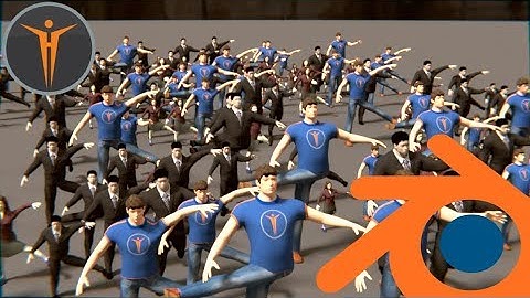 02.Introduction to CrowdMaster 1.3.2 in Blender 2.79 English version - Part2