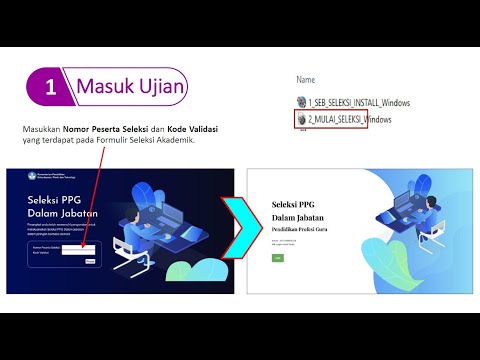 Cara Login dan Mengerjakan Soal Aplikasi Ujian Seleksi Akademik PPG Daljab 2022 Daring Domisili