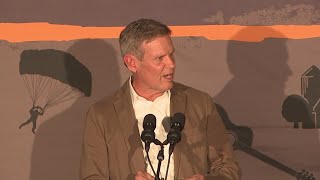 Bill Lee speaks after winning re-election for governor in Tennessee