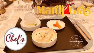 CHEF'S TABLE ON CARNIVAL MARDI GRAS | BIRTHDAY CRUISE