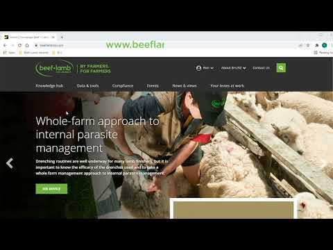 Beef + Lamb New Zealand's GHG online Action Plan tutorial