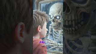 भूतिया आईना 😱 #cartoon #horror #shortvideo #shorts