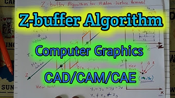 What is Z-buffer Algorithm for Hidden Surface Removal ? | Computer Graphics | CAD/CAM/CAE