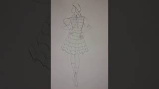 Monster High Drawing / Darwing Draculaura / Fashion Sketching