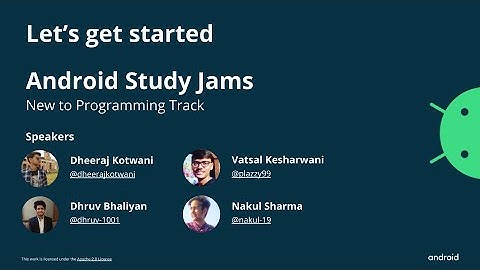 Android Study Jams - Hands-On Session [27th December 2020]