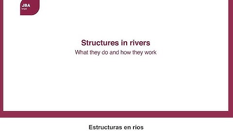 Pequeño canal de demostración – Mostrando el efecto que las estructuras causan en el flujo del rio