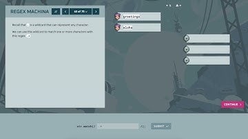 Regex Machina: A game for learning regular expressions | Trailer