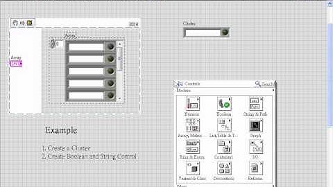 LabVIEW - Bulid Cluster Array