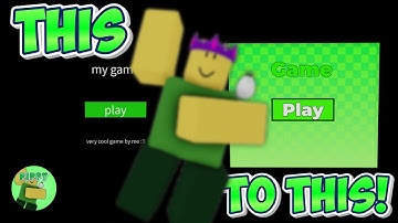 How to Improve Your Main Menu in Obby Creator!