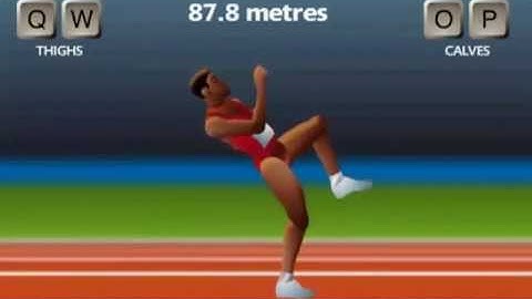 QWOP speed run record (BGM REdubbed)