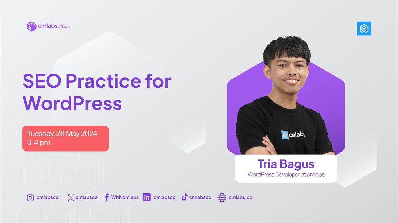 SEO Practice for WordPress - #cmlabsclass18 - YouTube
