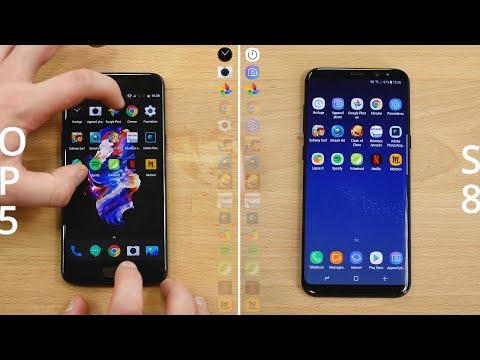 Speedtest : OnePlus 5 vs Samsung Galaxy S8