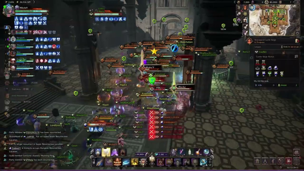 Conflict/Exilio vs Cooked/Abyss Interserver Siege #throneandliberty #gaming