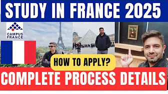 Study in France 2025 | Complete Information of France VISA for Pakistani Applicants | Campus France thumbnail