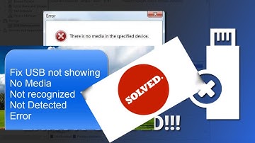 How to fix usb drive not showing, no media, not recognized, 0 byte issue windows 10