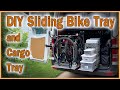DIY SLIDING BIKE AND CARGO TRAYS IN A SPRINTER CAMPER VAN | Build your own Sliding  Aluminum Trays