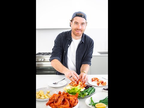 National Prawn Day, Hayden Quinn Prawn Nicoise Salad