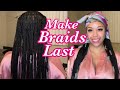 How To Take Care Of And Sleep With Your Braids / Protective Style