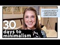 What I learned from 30 DAYS TO MINIMALISM + where to take things to declutter | THIS OR THAT