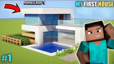 Minecraft: How to Build a Modern House - Tutorial (Easy) #52 - Interior in Description!