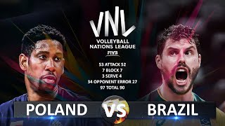 Poland vs Brazil | Men's VNL 2023
