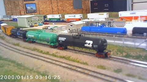 WKR N-scale layout - Operating Session 2 -  Train 1 / Movement 1